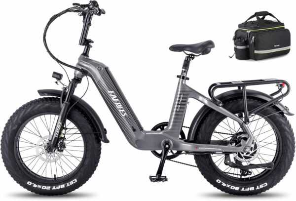 Fafrees F20 Master Elektrische Fiets, 20"*4.0" Fatbike, 48V/ 22.5Ah Batterij, Koolstofvezel ebike, Elektrische Mountainbike Voor Volwassenen, Bereik 70-130KM - Afbeelding 15