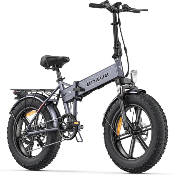 ENGWE EP-2 PRO E-Bike Elektrische Fiets Opvouwbare | 20''×4.0" Fat banden | 48V 13Ah Lithiumbatterij | Range 120KM | 7 Speed | 25KM/H - Afbeelding 11