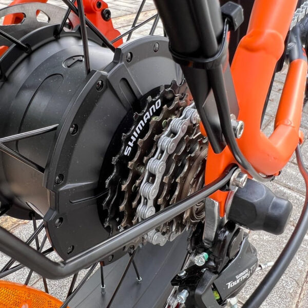 VAKOLE SG20 E-Bike Fatbike 20 inch met 48 V 15,6 Ah wisselaccu, bereik tot 110 km, 7 versnellingen e-mountainbike met app, elektrische fietsen voor heren en dames - Afbeelding 4